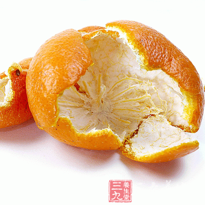 橘子皮味清香可口，有开胃、通气、提神的功效
