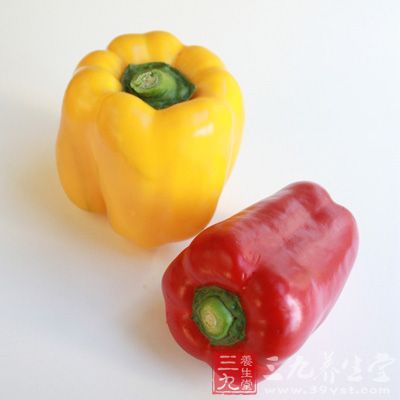 甜椒含有丰富的维生素C和β胡萝卜素