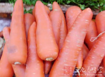 胡萝卜可以预防暂时性夜盲症