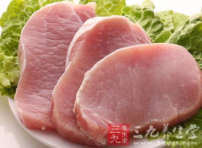 猪脊肉含有人体生长的发育所需的丰富的优质蛋白、脂肪、维生素