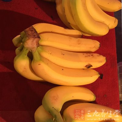 香蕉富含钾元素