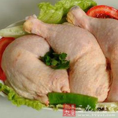鸡肉蛋白质的含量比例较高，种类多，而且消化率高，很容易被人体吸收利用。