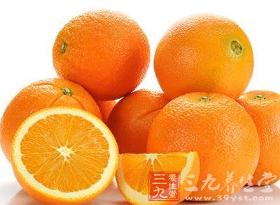 橙子性味酸凉，因此具有行气化痰，健脾温胃，助消化，增食欲的功效