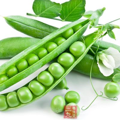 在豌豆荚和豆苗的嫩叶中富含维生素C和能分解体内亚硝胺的酶