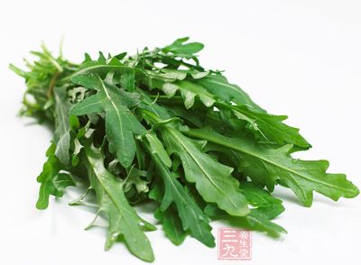 芝麻菜的嫩茎叶含有多种维生素、矿物质等营养成分