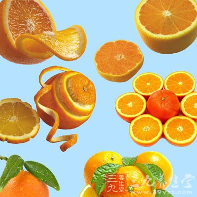 橙子与橙子核，一为橙子肉，一是橙核，肉偏于止呕恶，宽胸膈，消瘿，鲜鱼蟹之毒