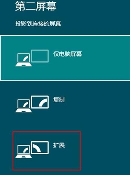 Win8如何设置通过移动中心连接外部显示器