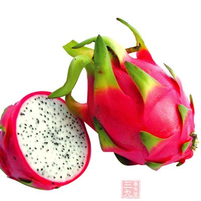 火龙果中富含一般蔬果中较少有的植物性白蛋白