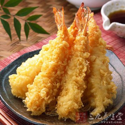 日式炸青虾的做法