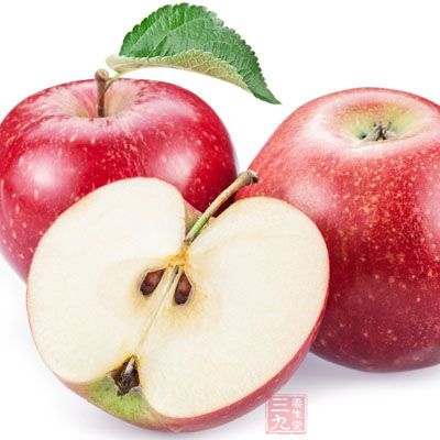苹果中所含的丰富果酸成分可以使毛孔通畅