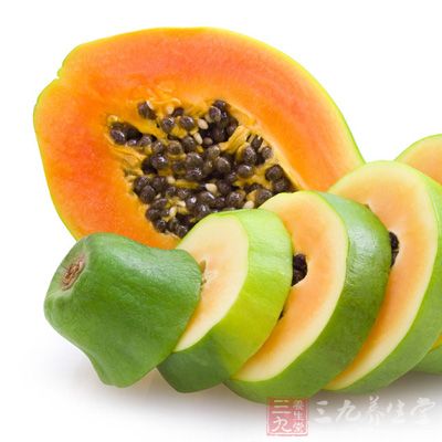 木瓜在中国还有万寿果之称，多吃可延年益寿
