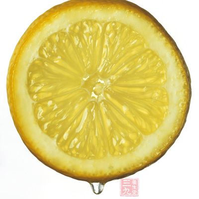 柠檬所含枸橼酸剌激味蕾可产生独特美味