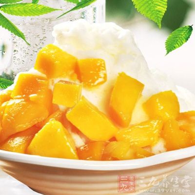 芒果牛奶冰的制作方法