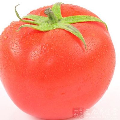 红色西红柿，果色火红