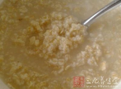 小米麦片粥的制作方法