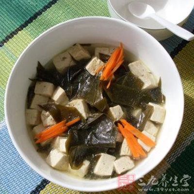 海带豆腐汤的制作方法