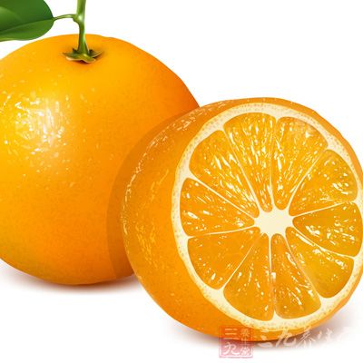 橙含有维生素A、B、C、D及柠檬酸、苹果酸、果胶等成分