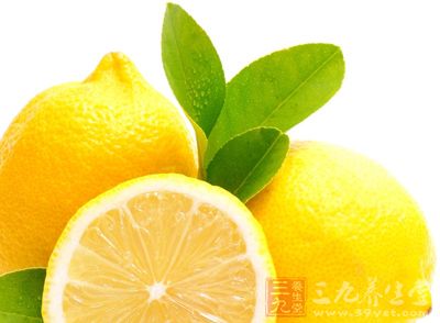 柠檬当然是美白少不了的水果