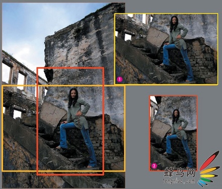 人物摄影中的基本取景方法 全景构图法