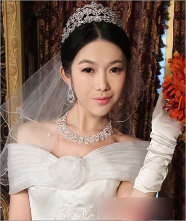 韩式新娘造型 新娘发型 新娘发饰