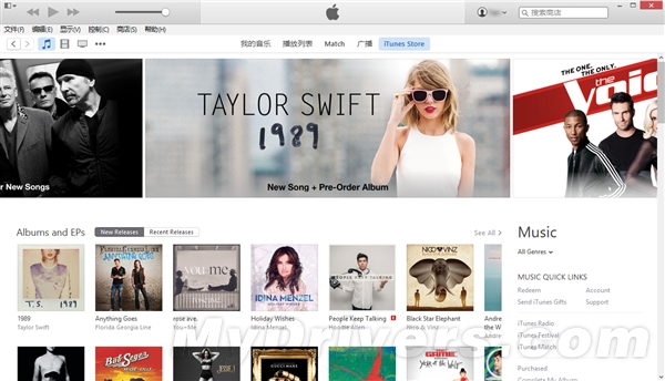 iTunes 12更新 风格大变