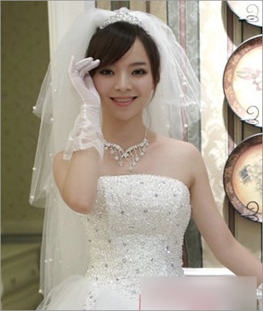 韩式新娘造型 新娘发型 新娘发饰