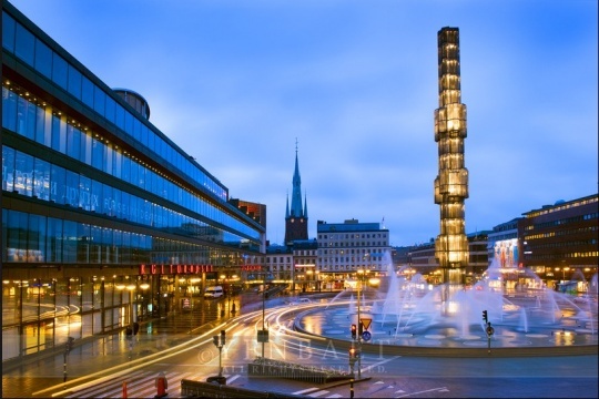 玻璃喷泉 斯德哥尔摩 瑞典