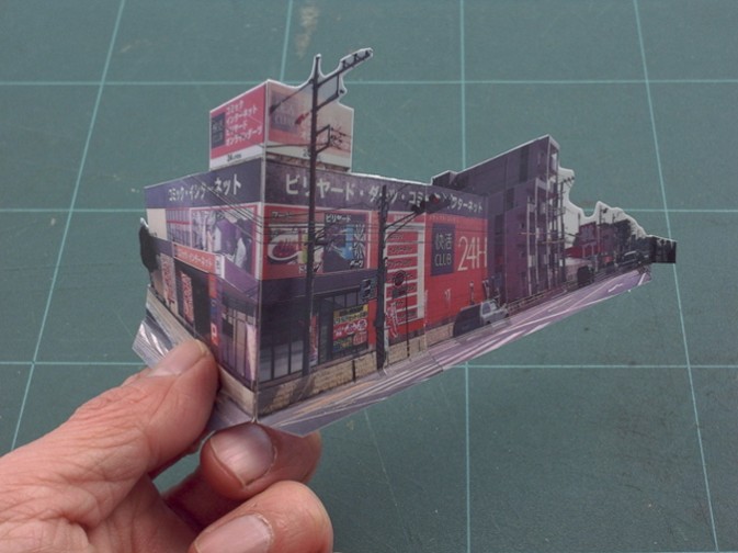 DIY 自制立体街景图，拍立得相纸新乐趣
