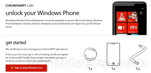 微软发布官方Windows Phone解锁工具 图老师教程
