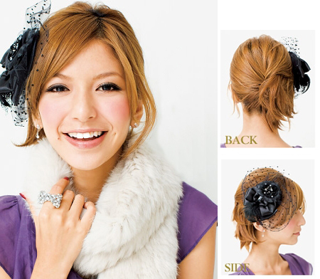 可爱日式新娘发型 图老师