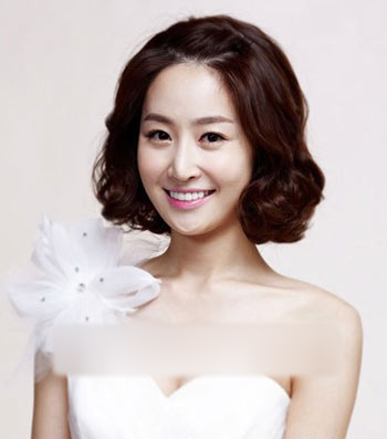 2013最新韩国时尚优雅新娘发型 图老师
