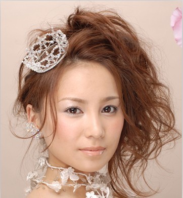 日系甜美新娘发型 图老师
