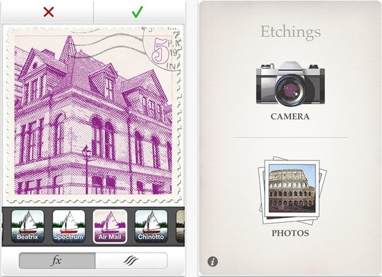 蚀刻风图片处理软件Etchings：把照片变成邮票 图老师教程