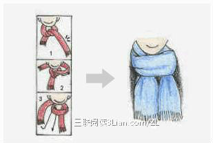 围巾的八种漂亮打法男女适用  图老师