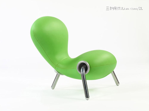 经典收藏版胚胎椅，凸显出设计师柔和极简主义 图老师