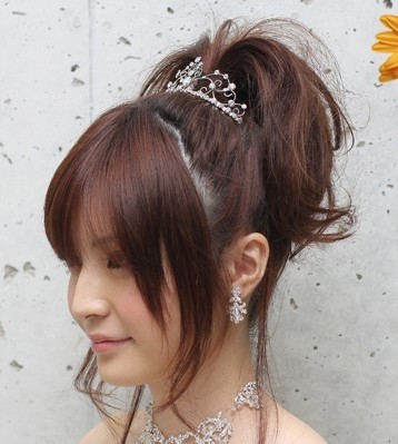 日系甜美新娘发型 打造完美婚礼