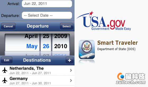 Smart Traveler（只对iPhone用户免费开放）