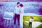 Photoshop打造浪漫蓝色油菜花婚片教程 图老师教程