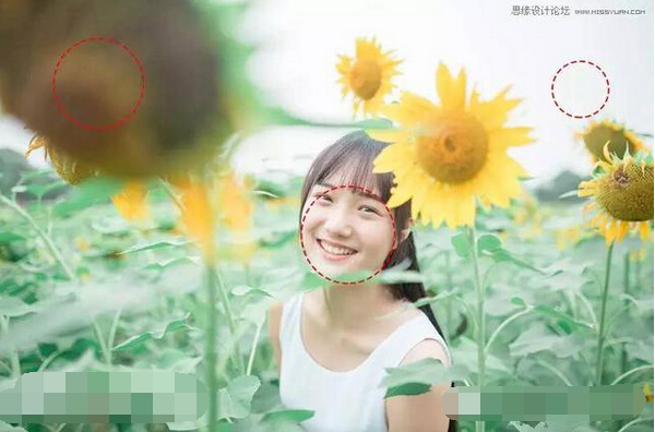 Photoshop调出向日葵中女孩日系暖色效果