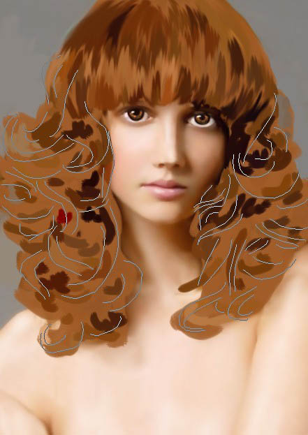 img201007271423100 Photoshop鼠绘漂亮的金发美女模特