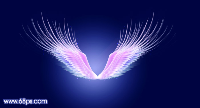 Photoshop绘制超梦幻的天使翅膀教程 图老师教程，