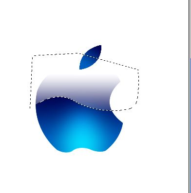 Photoshop绘制水晶苹果标志