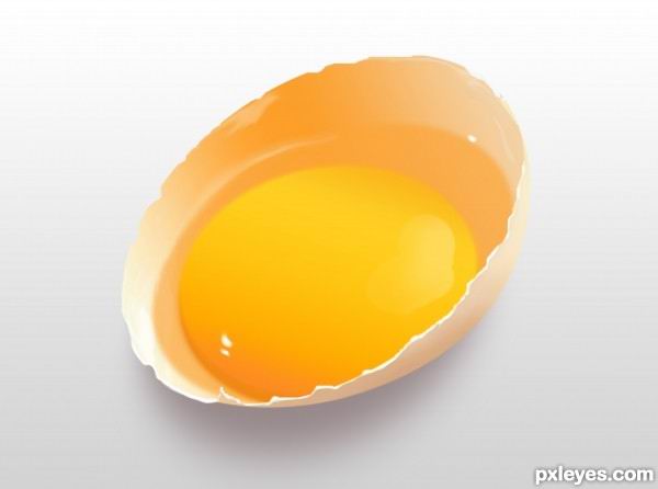 PS教程：Photoshop绘制逼真蛋壳和蛋黄   图老师