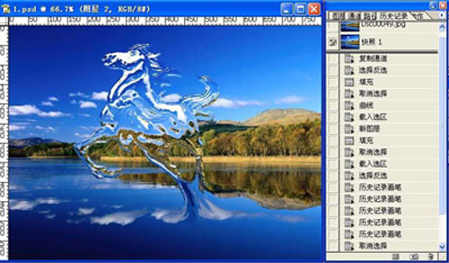 Photoshop滤镜教程-液体马效果