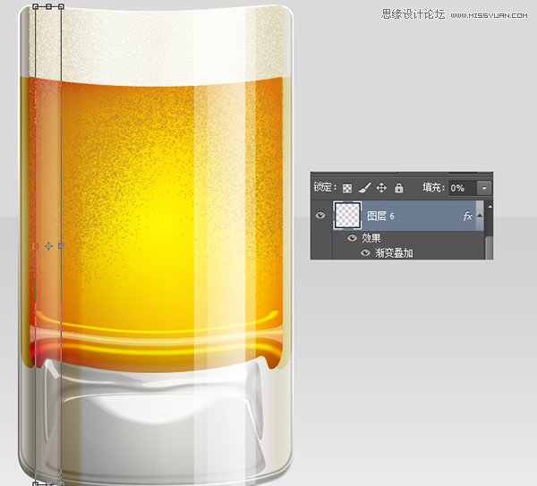 Photoshop绘制冰爽的啤酒和啤酒杯教程,PS教程,图老师教程网