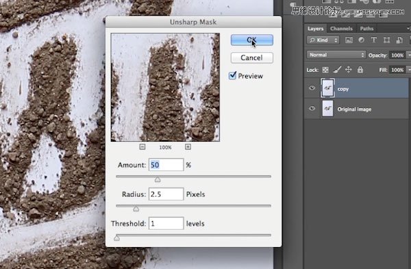 Photoshop创建原汁原味的尘土字体教程,PS教程,图老师教程网