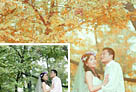 Photoshop打造橙绿色浪漫婚片 图老师