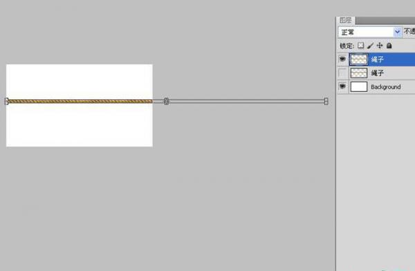 ps设计实例-利用变形工具把绳子扭曲成文字