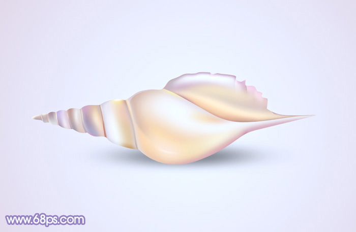 Photoshop绘制一个漂亮小海螺教程 图老师教程