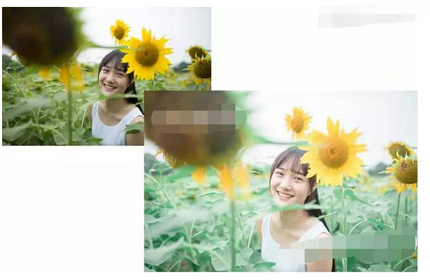 Photoshop调出向日葵中女孩日系暖色效果